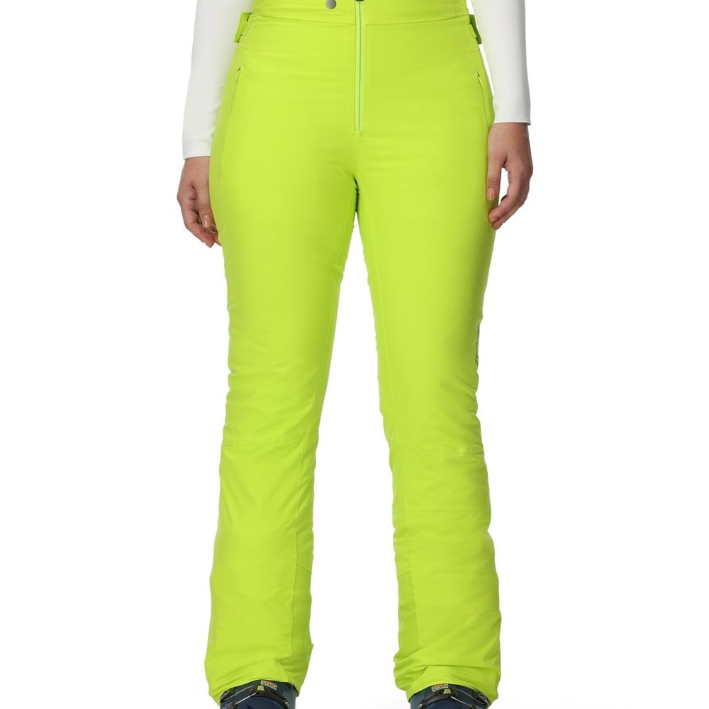NEW WITH TAGS - Spyder Women’s Fuse Pants - Bright Lime Green Ski Pants, size 4